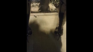 Dominatrix Latex walk