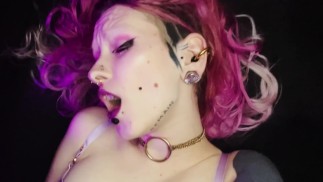 Pink Hair and Piercings Beautiful Agony