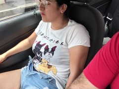 asks me to control the lush until she cums in the car