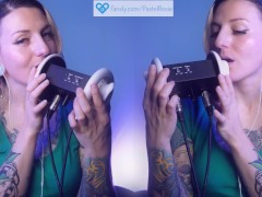 SFW ASMR - PASTEL ROSIE Double Ear Lipping - Sexy Ear Teasing for Satisfying Eargasm - ASMR Onlyfans