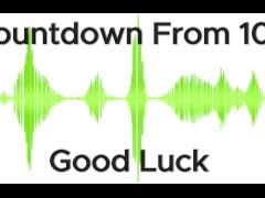 Deep Sexy Voice British Stud Counts Down From 10, Good Luck