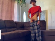 Preview 2 of Gay Teen Model Masturbates Home Alone While Family Is Gone!