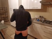 Preview 6 of Thief enters house to steal and fucks Italian housewife (role play)