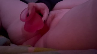 Fucking My Tight BBW Pussy with a Big Dildo! Didn’t Think it Would Fit!