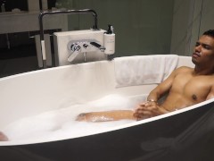 LUXURY HOTEL BATHTUB CUMSHOT