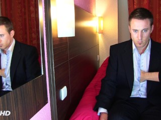 True straight french banker agreed to pose on video but we touched his big dick. Video