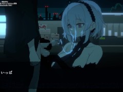 【DECOY 群青の魔女 実況】動くドット搾精エロゲー。無表情な爆乳美女に手コキやフェラで搾精してもらい・・(Hシーンアニメーション同人エロゲー) 10/16