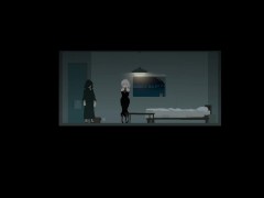 【DECOY 群青の魔女 実況】動くドット搾精エロゲー。無表情な爆乳美女に手コキやフェラで搾精してもらい・・(Hシーンアニメーション同人エロゲー) 4/16