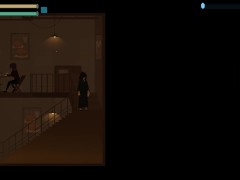 【DECOY 群青の魔女 実況】動くドット搾精エロゲー。無表情な爆乳美女に手コキやフェラで搾精してもらい・・(Hシーンアニメーション同人エロゲー) 5/16