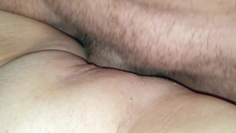 My friend fucks me deeply. He also puts ice in my pussy. His cum goes into my pussy.