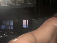 Hot tub shenanigans