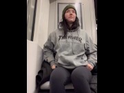 Preview 2 of Girl edges on public train