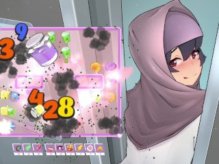 TSUNDERE MILFIN [HENTAI Game] Stuck in the Elevator