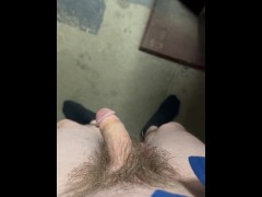 Walking around work dick hanging out closing time (teaser)