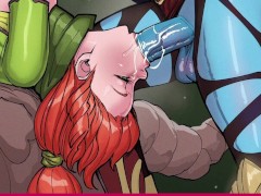 Futa Elf BDSM Threesome JOI - Screenshot 4 of 16 - Futa On Male Hentai