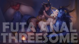 Futa Elf BDSM 三人组 JOI