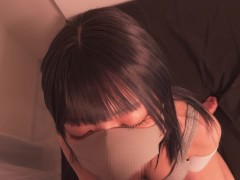 巨乳でえっちな女の子がカルバンクラインの下着を身につけて、超絶濃厚フェラチオ責め♡  お返しに電マを固定されて放置・・ 気がついたら下着はびしょ濡れでそのまま挿入へ🙈日本人/童顔/おっぱい 無修正 - Screenshot 4 of 16 - よみ