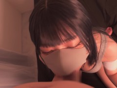 巨乳でえっちな女の子がカルバンクラインの下着を身につけて、超絶濃厚フェラチオ責め♡  お返しに電マを固定されて放置・・ 気がついたら下着はびしょ濡れでそのまま挿入へ🙈日本人/童顔/おっぱい 無修正 - Screenshot 5 of 16 - 中出し