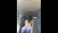 Amateur car sex