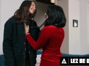Preview 2 of LEZ BE BAD - Lonely Military Wife Valentina Nappi Enjoys ROUGH PEGGING Sexy Mistress Katrina Colt