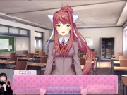 Preview 3 of Doki Doki Literature Club! pt. 20 - All days the same… with a bit of insanity :/
