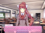 Preview 4 of Doki Doki Literature Club! pt. 20 - All days the same… with a bit of insanity :/
