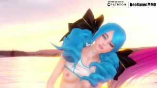 [MMD]New Jeans - Attention (Ahri/Gwen/Xayah/Soraka/?!) [StripSwapCam ver.] League of Legends
