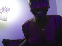 Inadequate Loser CBT Ebony Femdom