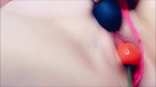 Tight Pussy Can't Keep Vibrator In