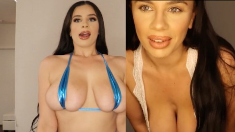 MOM with Natural Big Tits in Micro Bikini Try On Haul - MILF