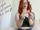 male cocks are tiny! first time with futa gf condom comparison - full video on Veggiebabyy Manyvids