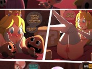 Preview 4 of Peach Gets Group Fucked - They Fill Her Completely With Semen and Mario Discovers Her