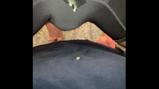 Giving mi primer creampie anal con jeringa de semen falso, me gustó como mi culo seguía goteando gotas
