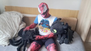 Carnage and another new friend in bed