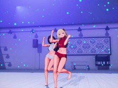 【MMD Lycoris Recoil 4k/60fps】《(錦木 千束 Chisato)(井ノ上 たきな Takina)》~《(HoneyWorks) Fansa / mona)》