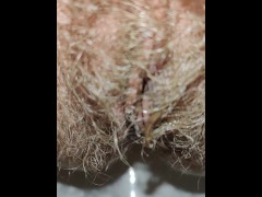 Delicious hairy pussy pissing mega close up - Screenshot 9 of 16 - Mature