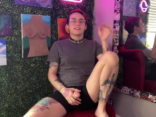 FTM Jerks Cock with you JOI & Cum Countdown