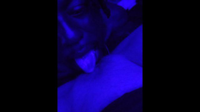 Hit her wit the pink panther tongue