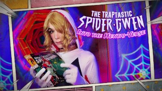 Gwen-aranha traptastic: Into verso Hentai [FEMBOY POV]