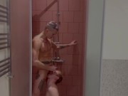 Preview 5 of Hot twinks fucking in the shower