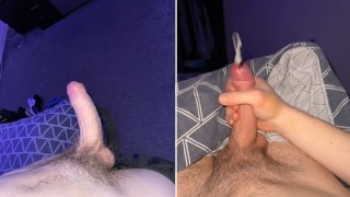 Can't Stop Groaning As I Edge With A Massive Cumshot