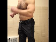 Preview 2 of HAIRY MUSCLE BEAR FLEXING