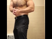 Preview 3 of HAIRY MUSCLE BEAR FLEXING