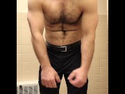 Preview 6 of HAIRY MUSCLE BEAR FLEXING