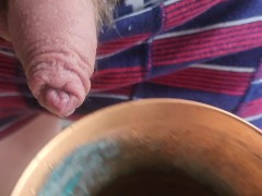 Pissing in the copper jar on Sunday