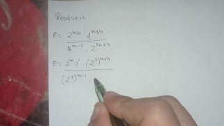 Resolviendo problemas de teoría de exponentes para mis pastrulos