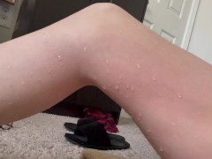 Covering Myself In My Own Squirt (& Fingering My Wet Pussy!!)