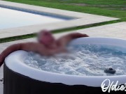 Preview 3 of i'm relaxing at the jacuzzi waiting for you