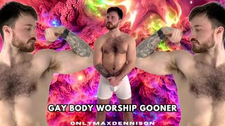 Gooner de adoração corporal gay