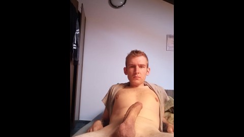 Big cock yummy cumshot on the body